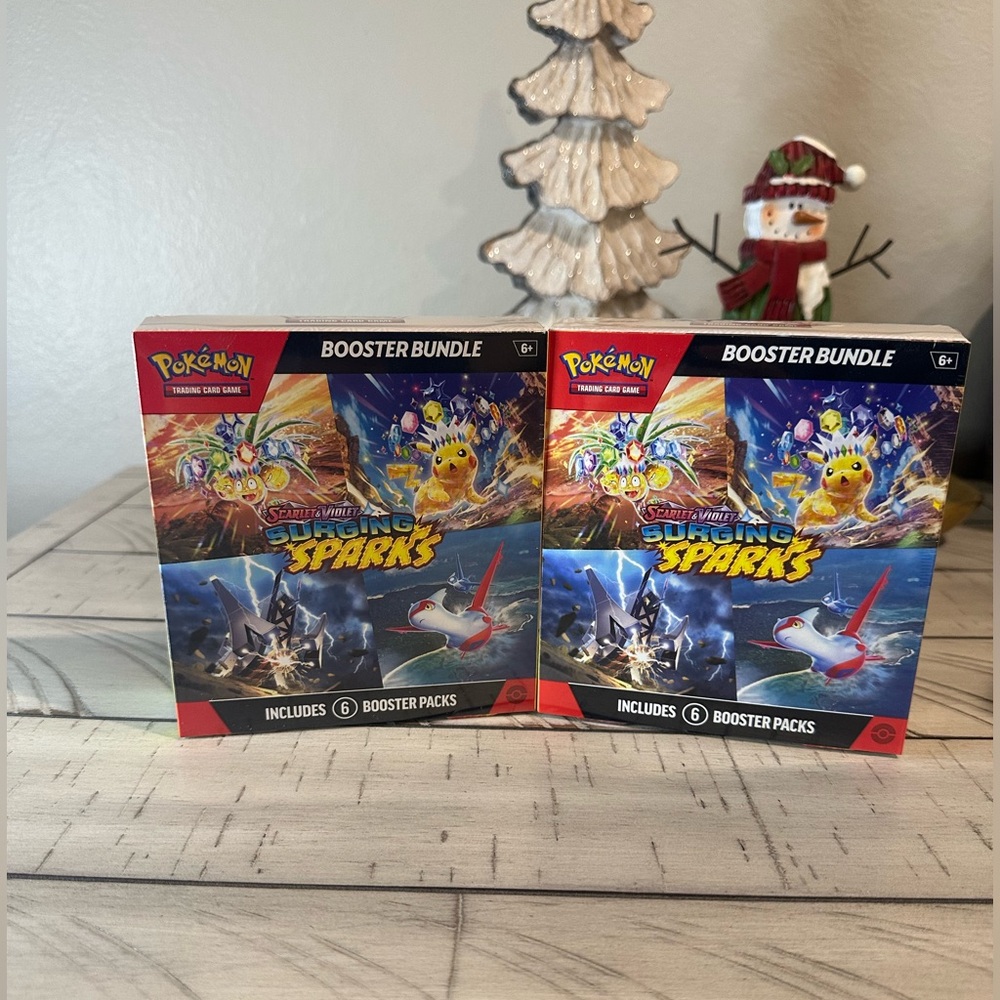 Pokemon TCG Surging Sparks Booster Bundle- Factory Sealed- 2